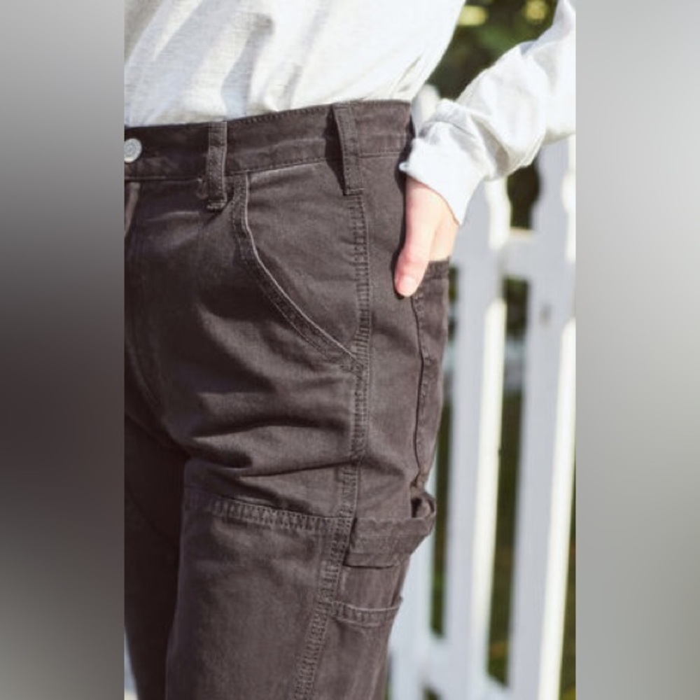 John Galt Brandy Melville Black Jane Cargo Pants size S